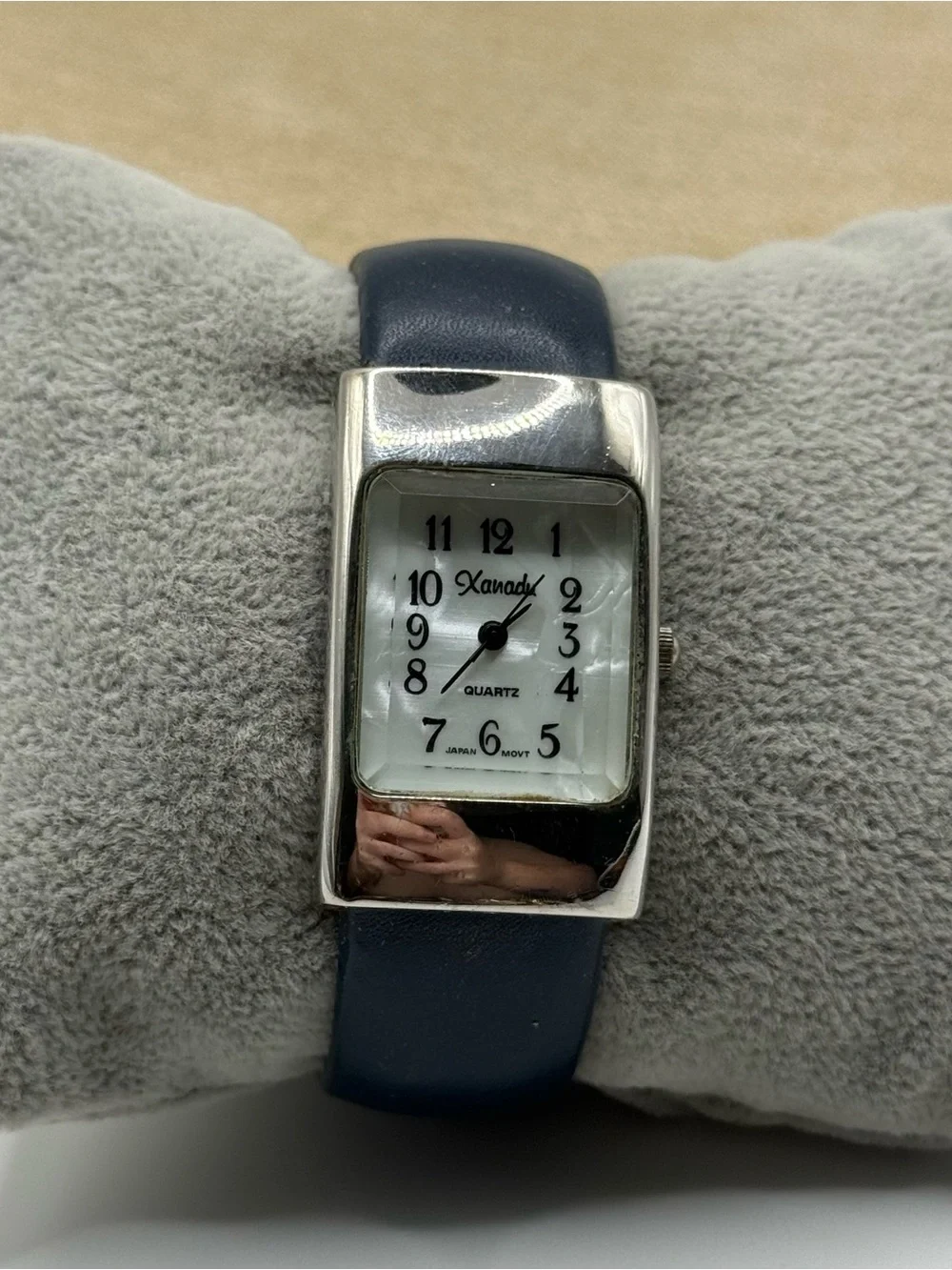 Vintage woman’s Xanadu Quartz Watch - Navy Leather Strap